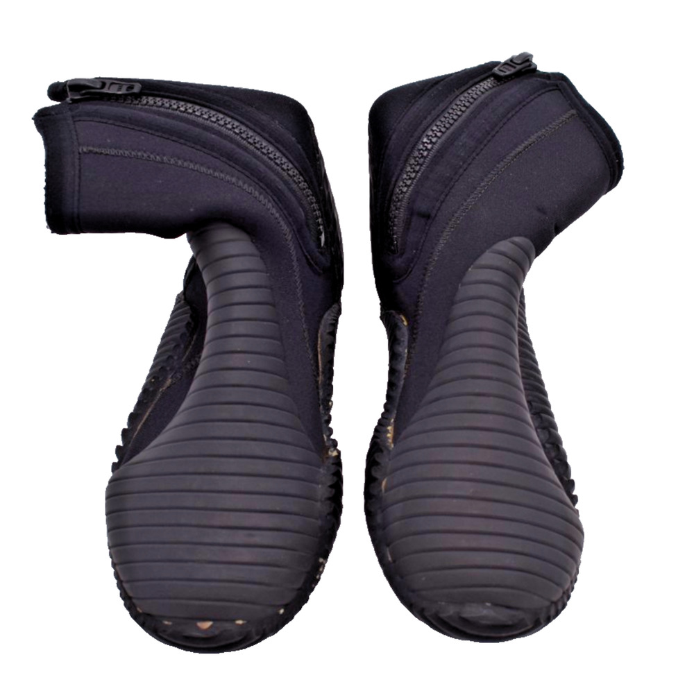 O'NEILL Wetsuit Boots Water Shoes Scuba Divers Diving Round Toe Black Mens Sz 5